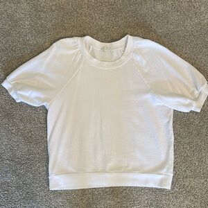 Z Supply short sleeve sweatshirt white Size L